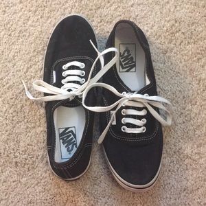 Black Lace Up Vans